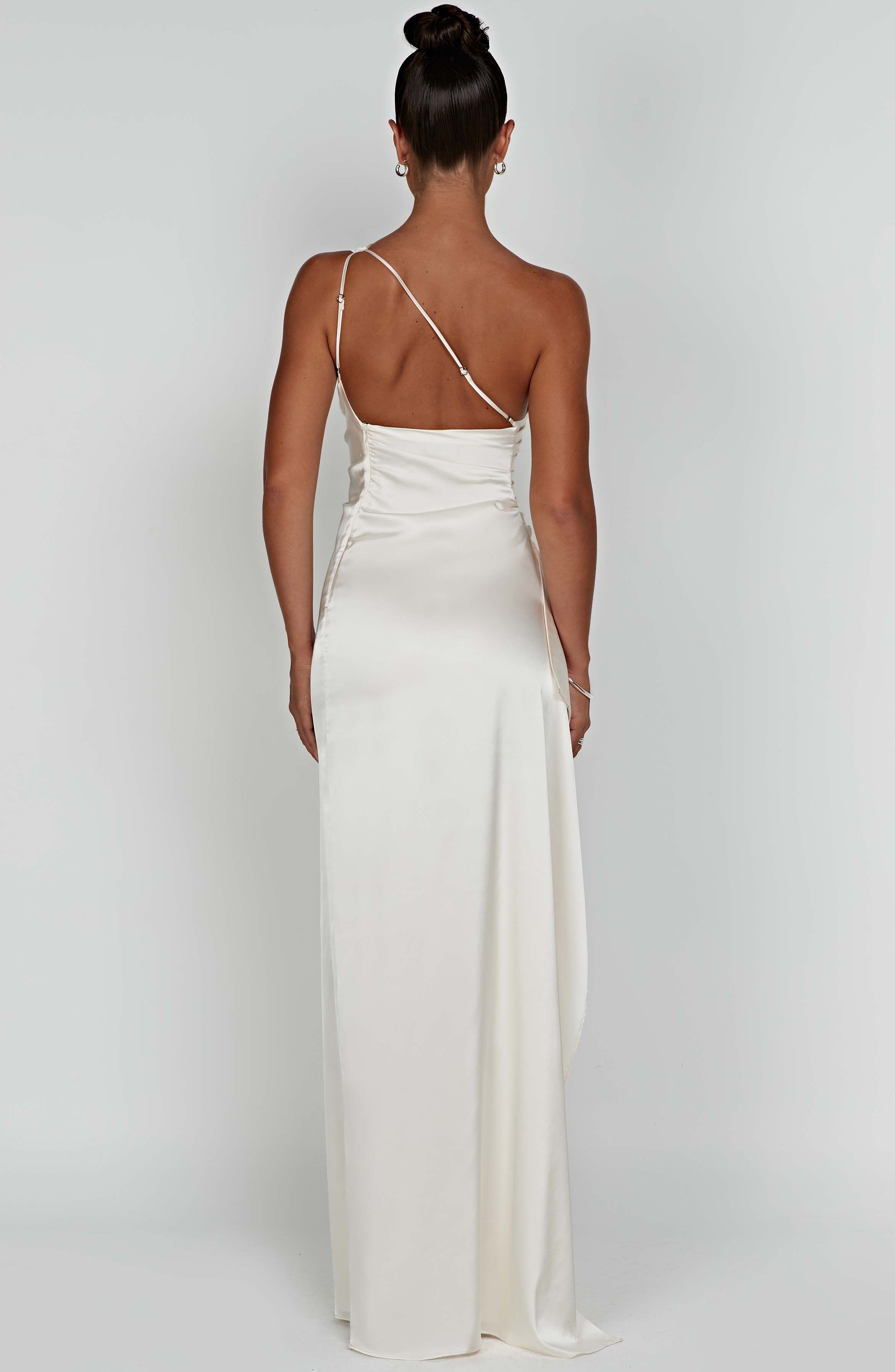 Ariel Maxi Graceful Dress - Ivory