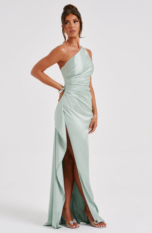 Ariel Maxi Graceful Dress - Sage