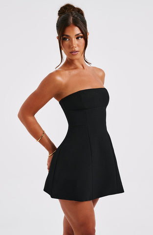 Asha Mini Graceful Dress - Black