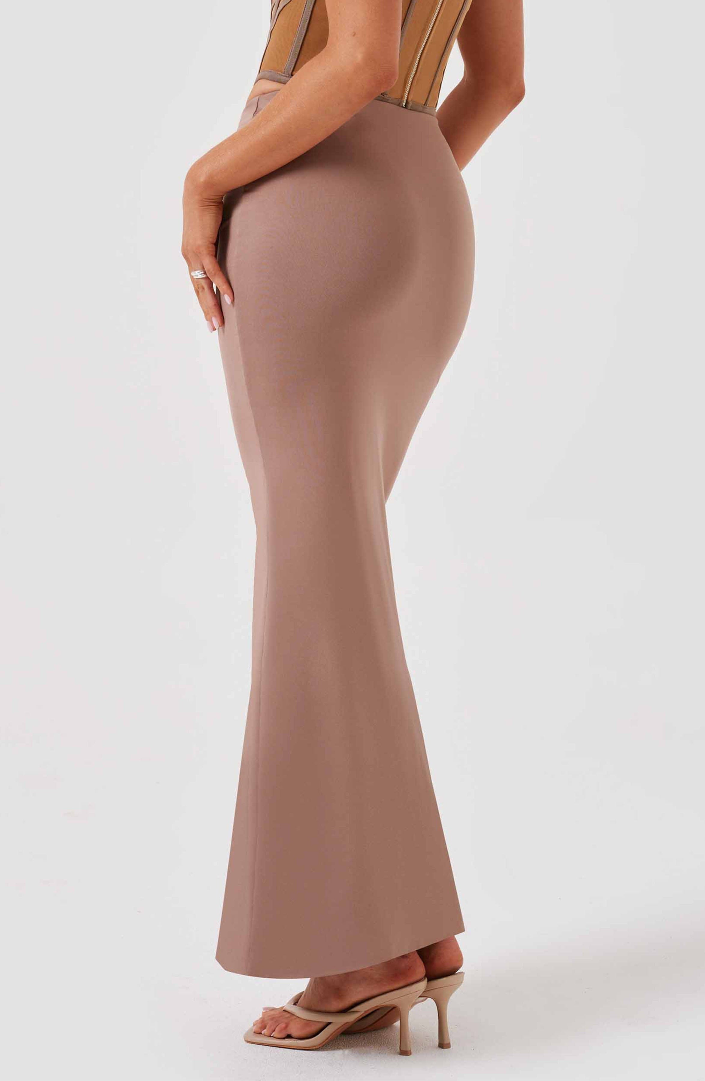 Astrid Maxi Graceful Skirt - Chocolate