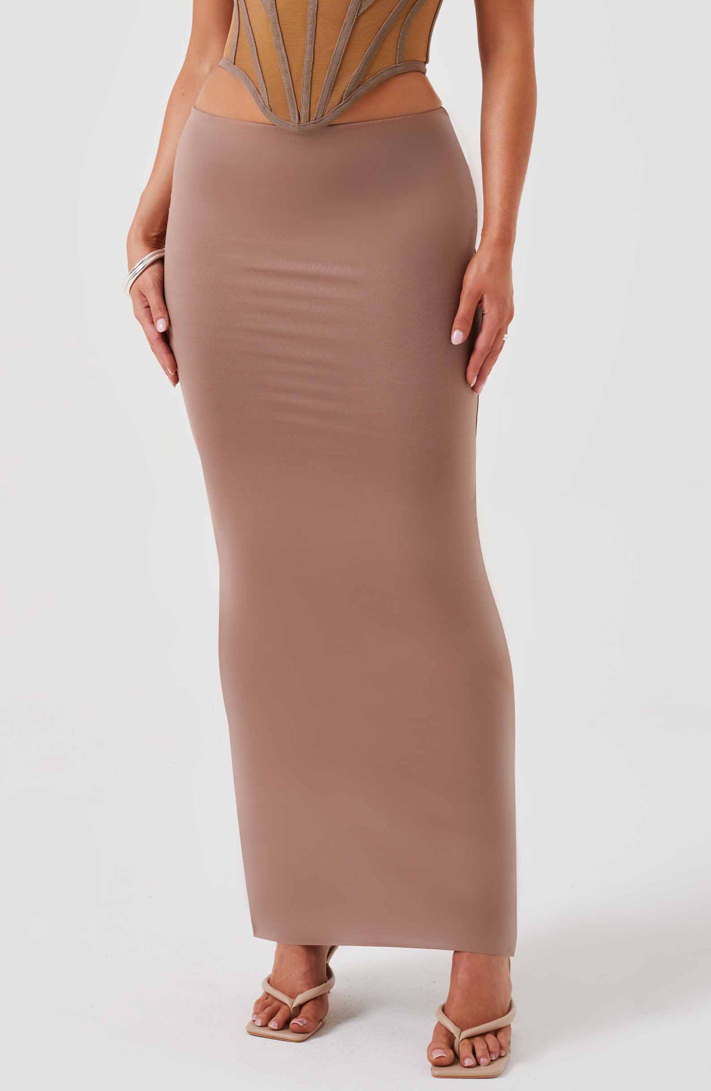 Astrid Maxi Graceful Skirt - Chocolate