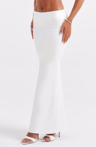 Astrid Maxi Graceful Skirt - White