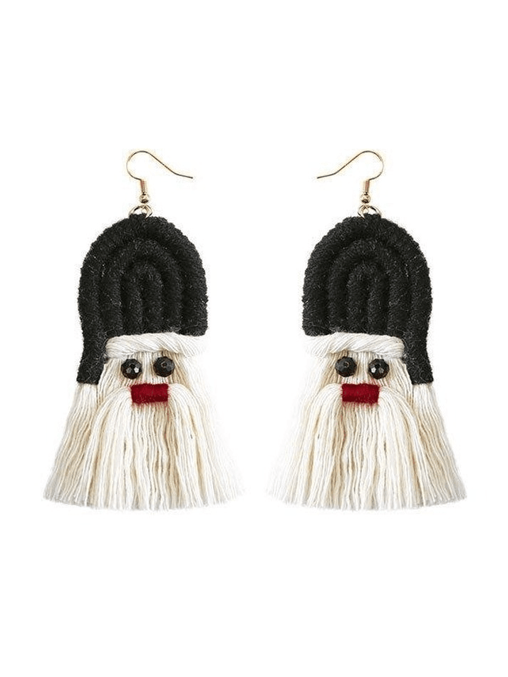 Christmas Fringed Drop Earring